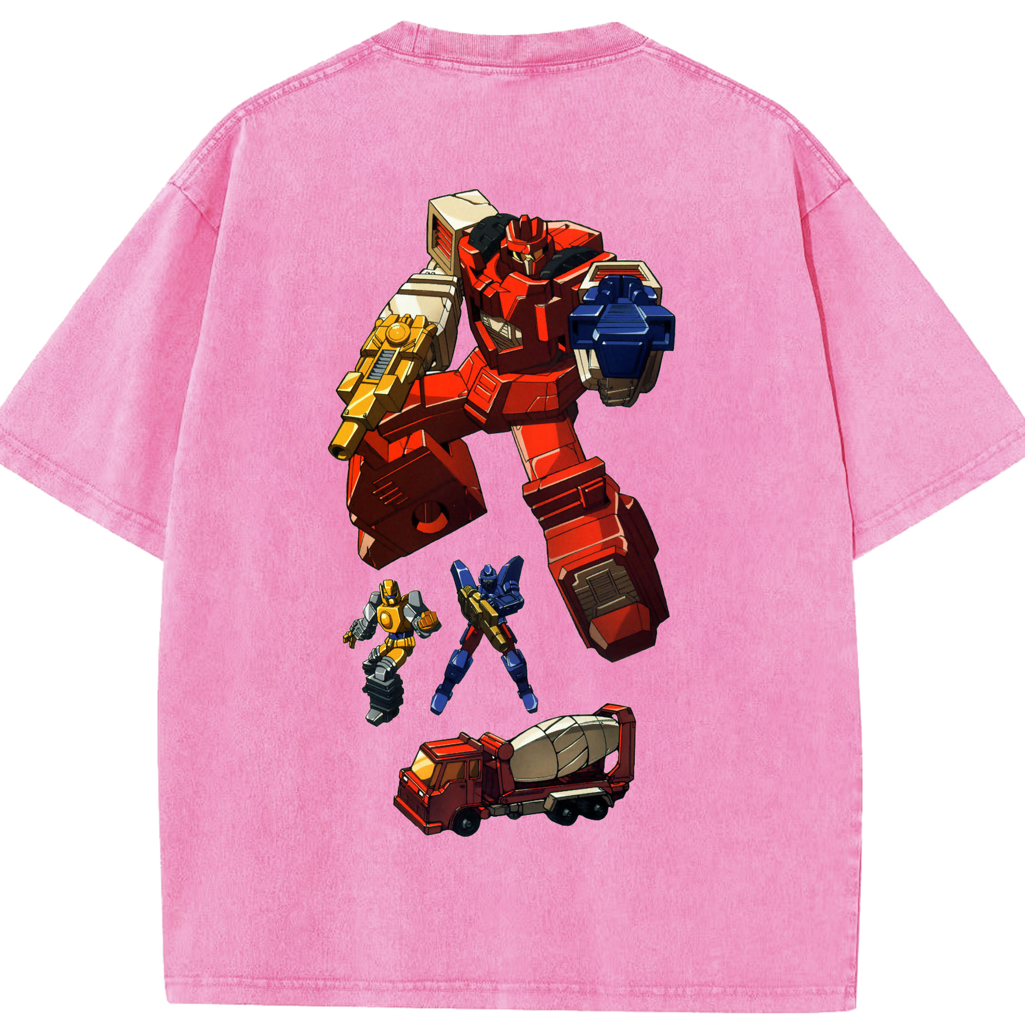 （画像用）  綿100% ヴィンテージ風 半袖Tシャツ（背面プリント）